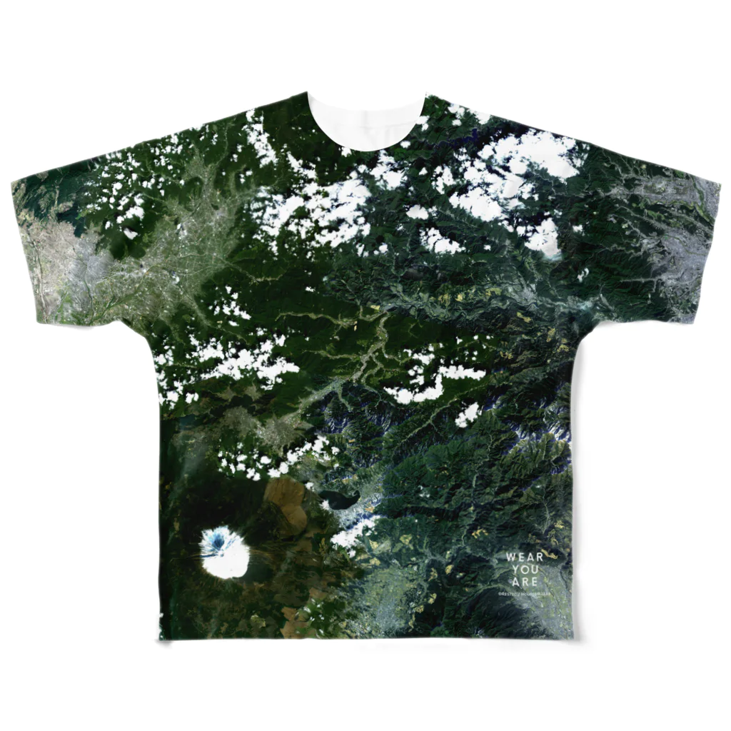 WEAR YOU AREの山梨県 都留市 Tシャツ 両面 All-Over Print T-Shirt