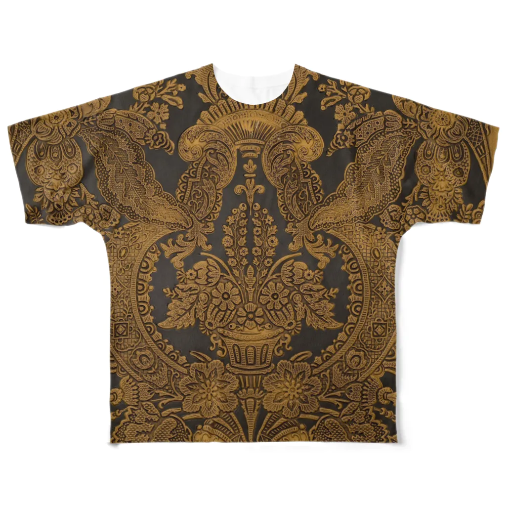 YS VINTAGE WORKSの枯れボタニカル　FG All-Over Print T-Shirt