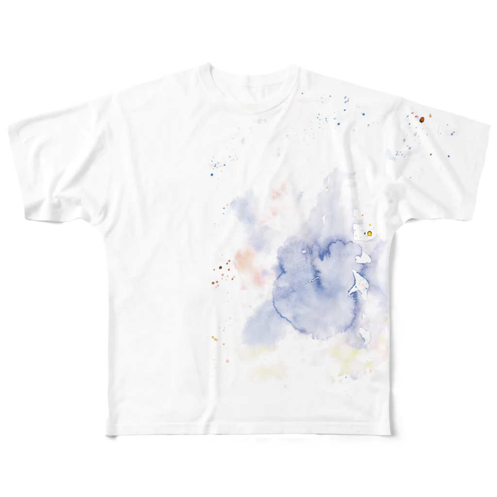 こころもよう研究所のうとうと All-Over Print T-Shirt