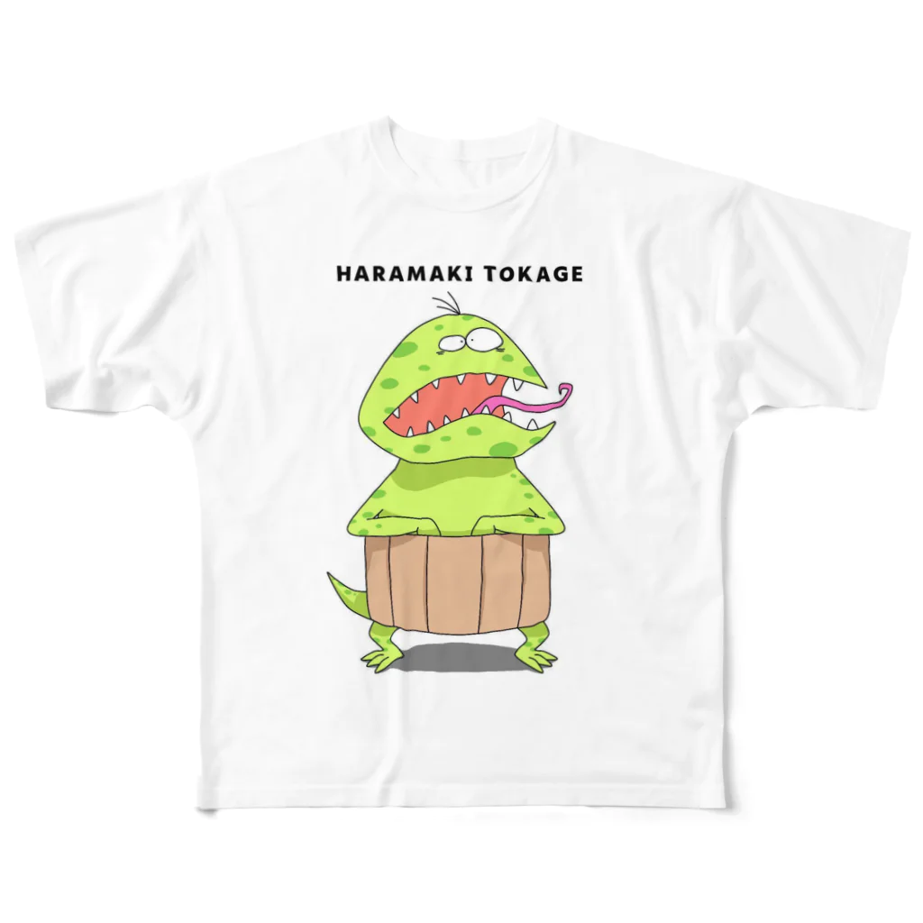 chiplizardのHARAMAKI TOKAGE All-Over Print T-Shirt