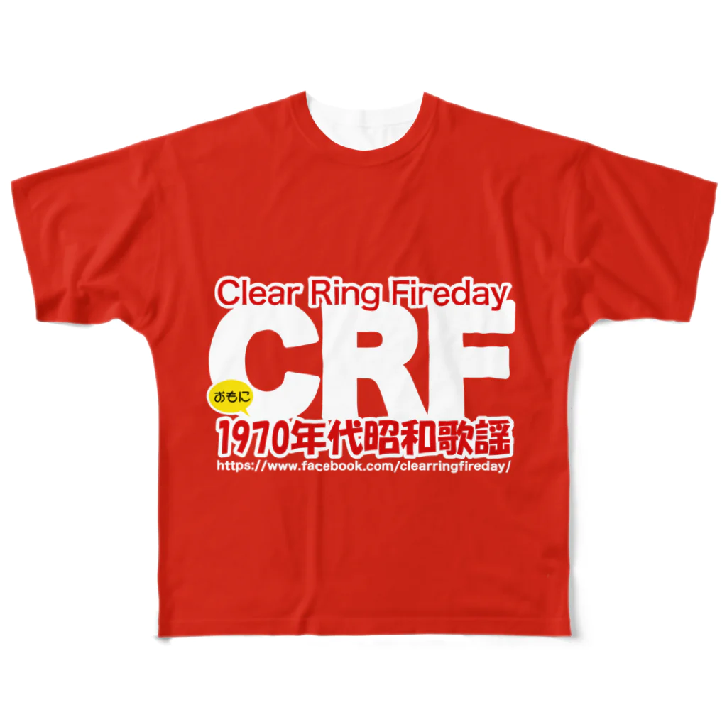 Matsudappleの70年代 昭和歌謡 CRF All-Over Print T-Shirt