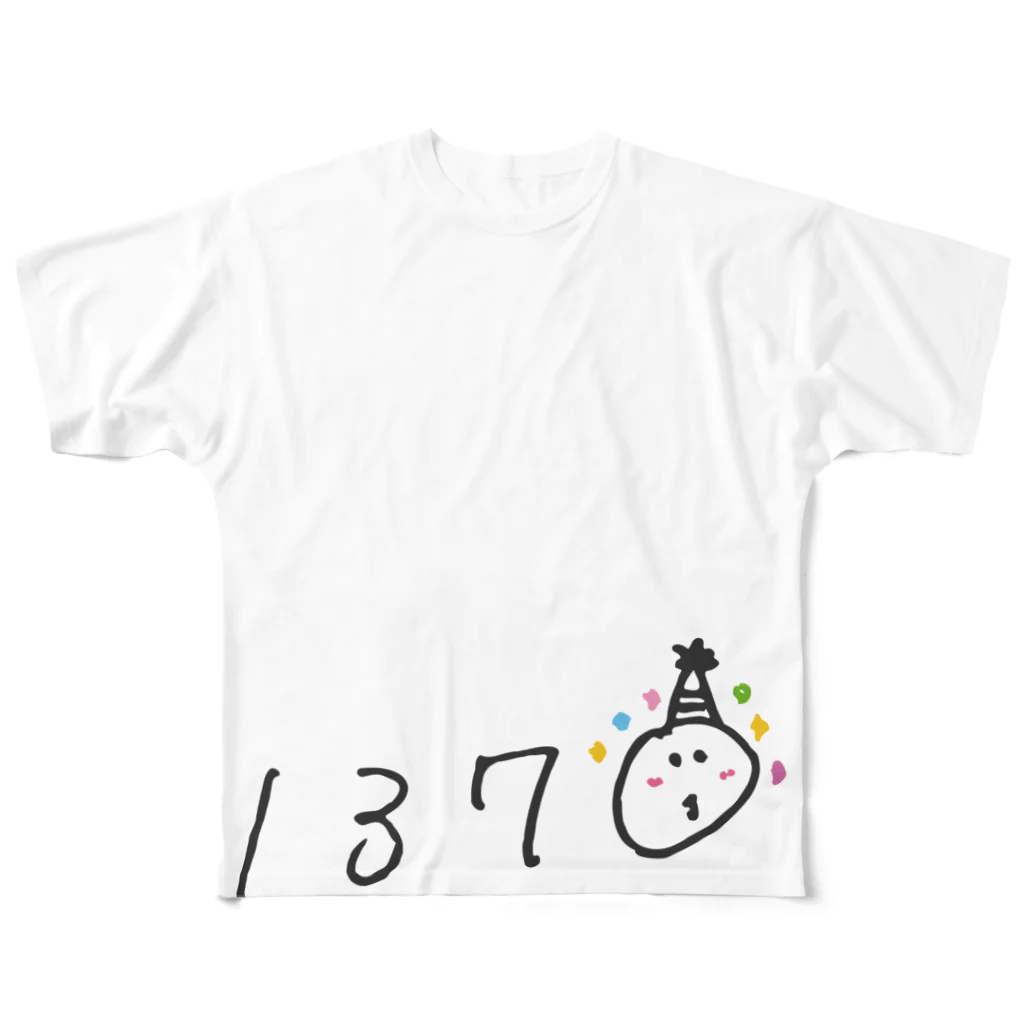 TFYKの1370のパリピ Tシャツ フルグラフィックTシャツ