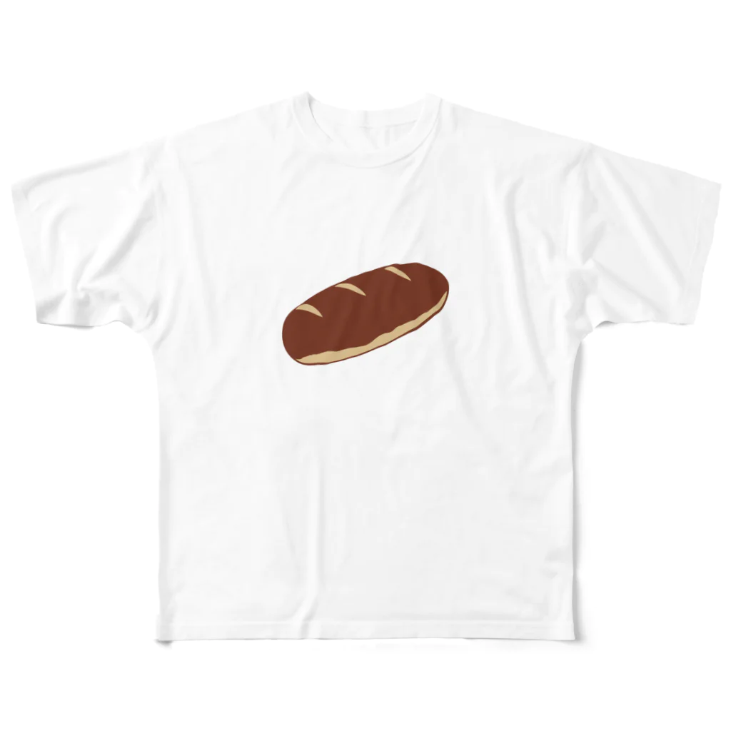 ddddd02のコッペパン フルグラフィックTシャツ