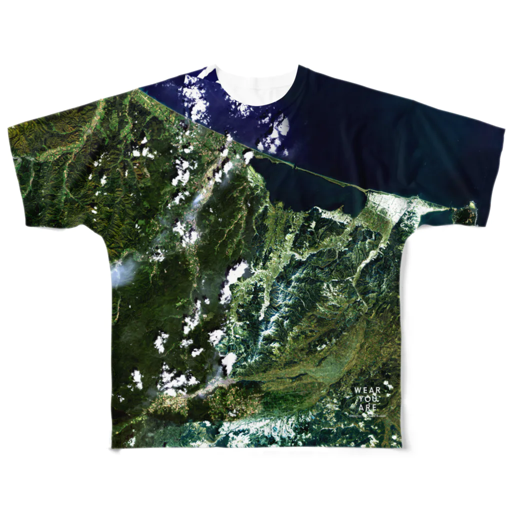 WEAR YOU AREの北海道 紋別郡 Tシャツ 片面 All-Over Print T-Shirt