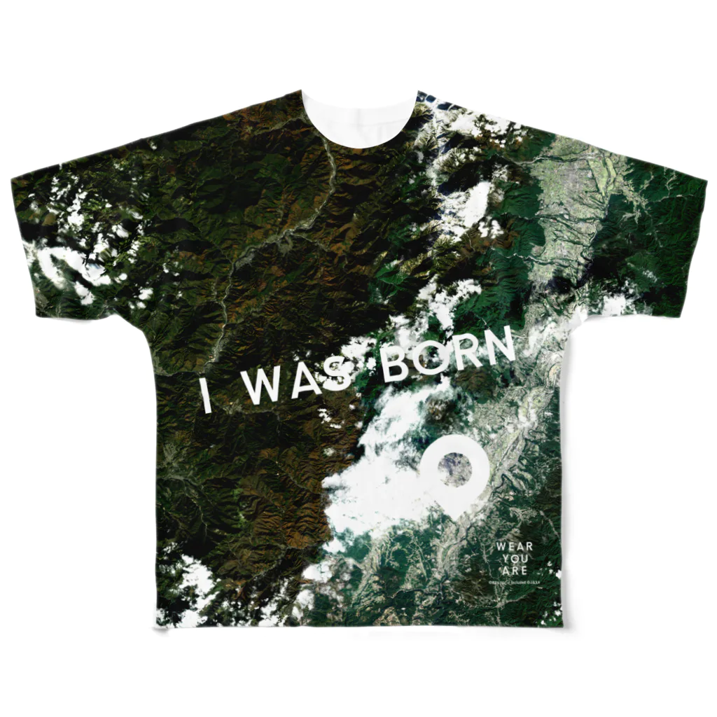 WEAR YOU AREの長野県 飯田市 Tシャツ 片面 All-Over Print T-Shirt
