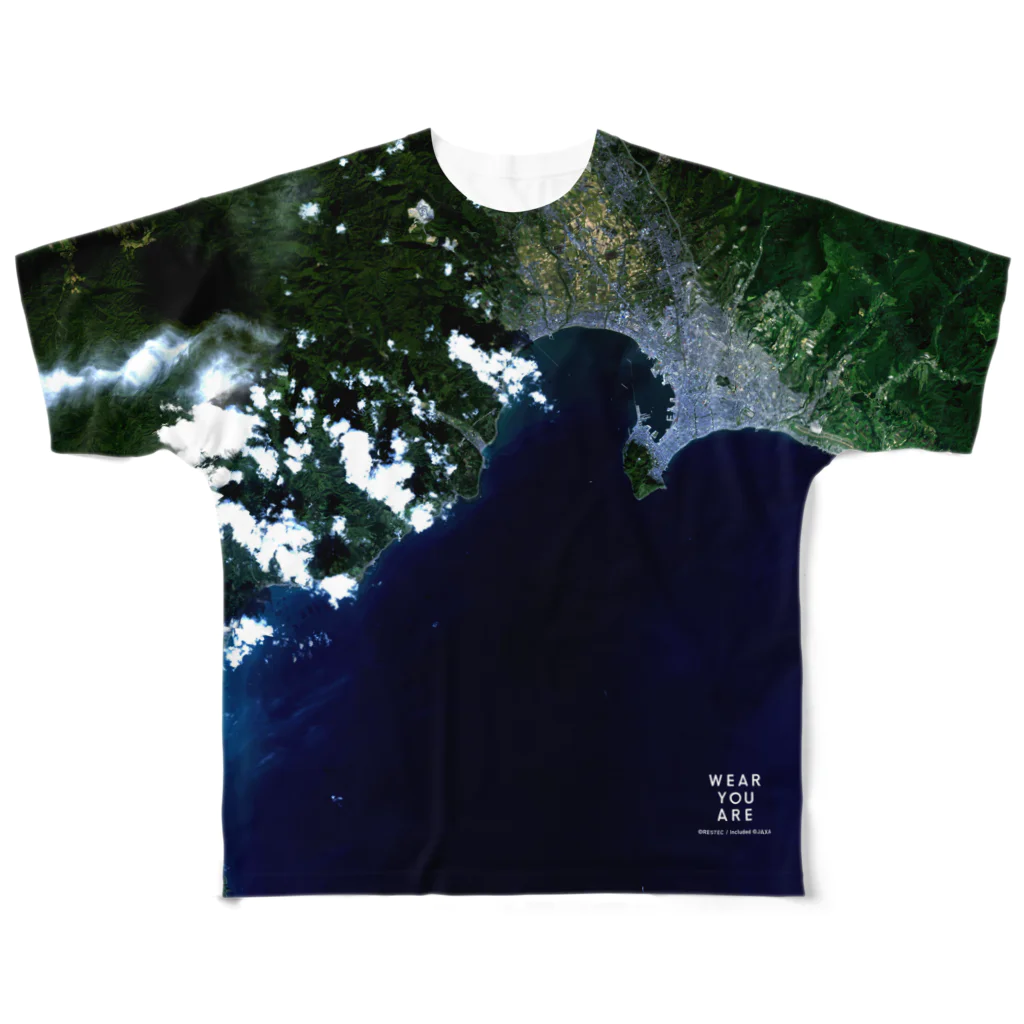 WEAR YOU AREの北海道 北斗市 Tシャツ 両面 フルグラフィックTシャツ