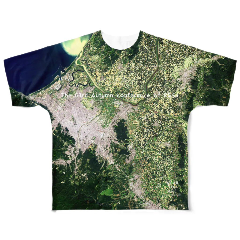 WEAR YOU AREの北海道 江別市 Tシャツ 片面 All-Over Print T-Shirt