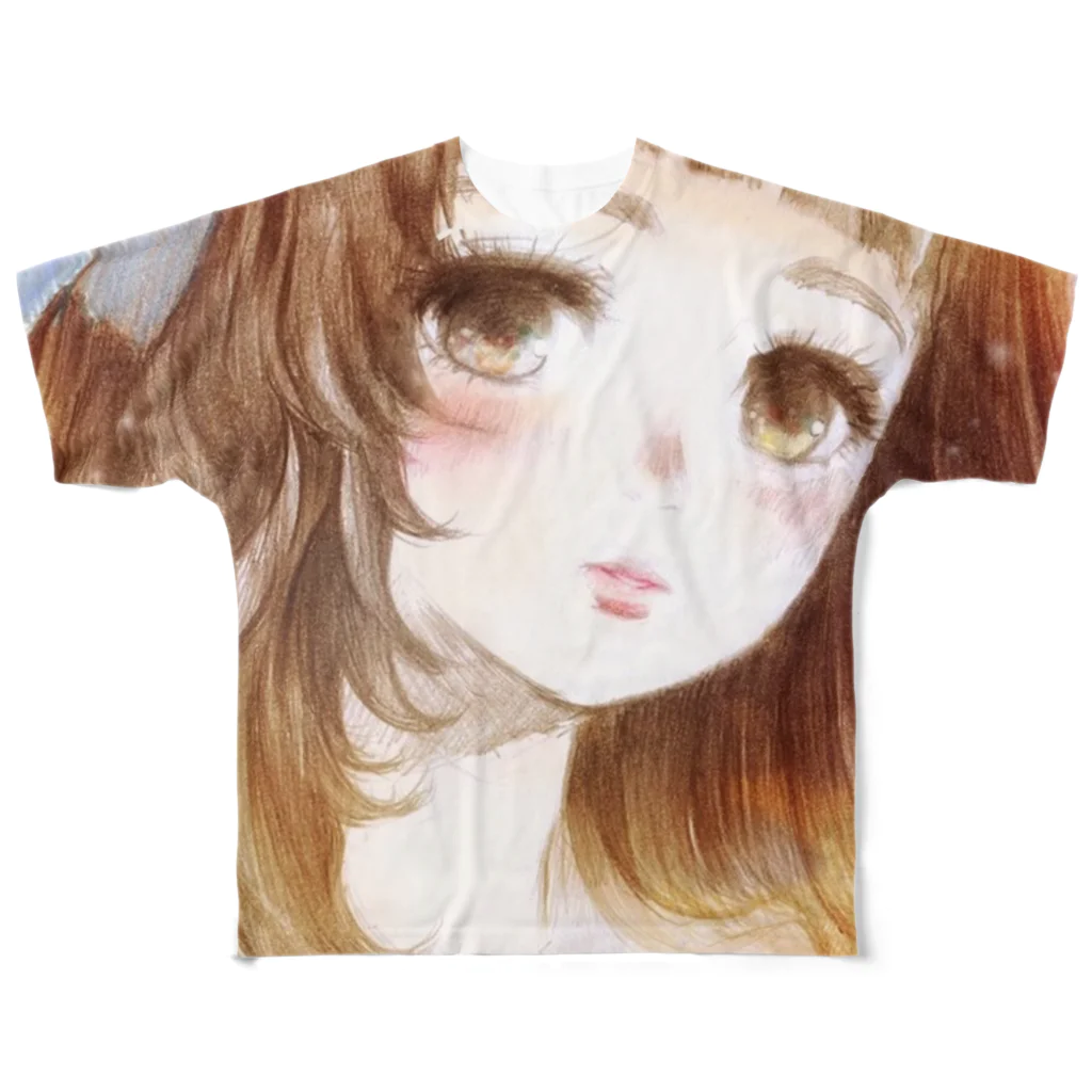 mayurinのおんなのこ All-Over Print T-Shirt