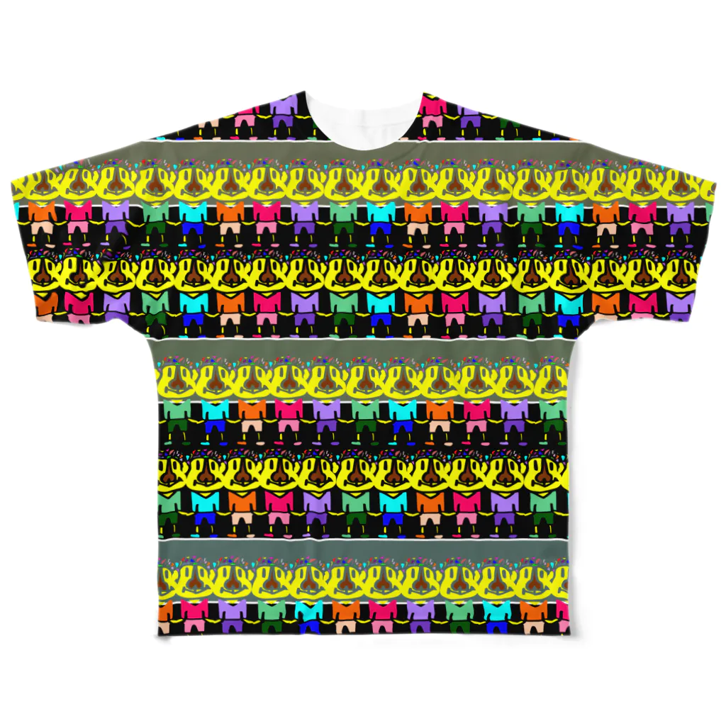 カニホイップのVVVVV！！ All-Over Print T-Shirt