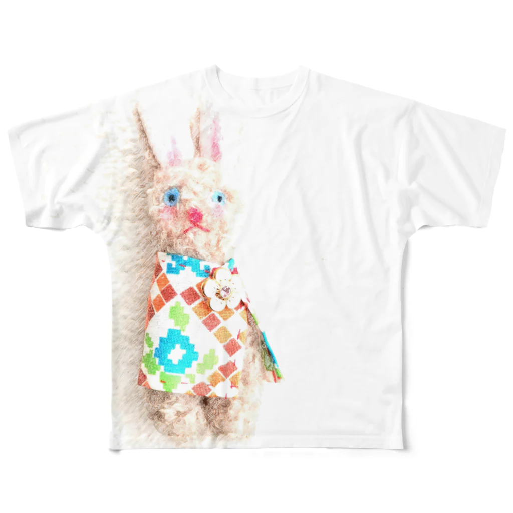 ＲＡＢＩＭＩＷのお絵かきうさぎ All-Over Print T-Shirt