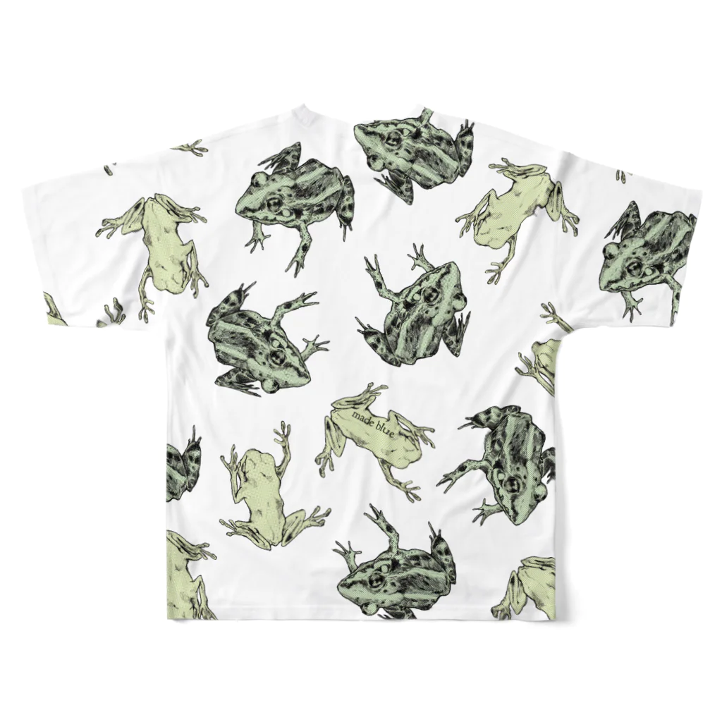 made blueのFrogs フルグラフィックTシャツの背面