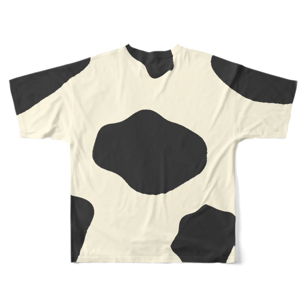 牛のTシャツ屋のやわらかホル All-Over Print T-Shirt :back