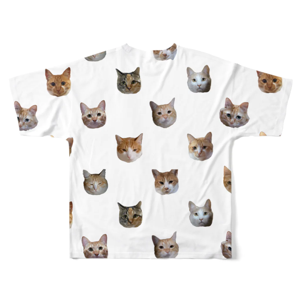 Twelve Catsのポルカドット？ フルグラフィックTシャツの背面