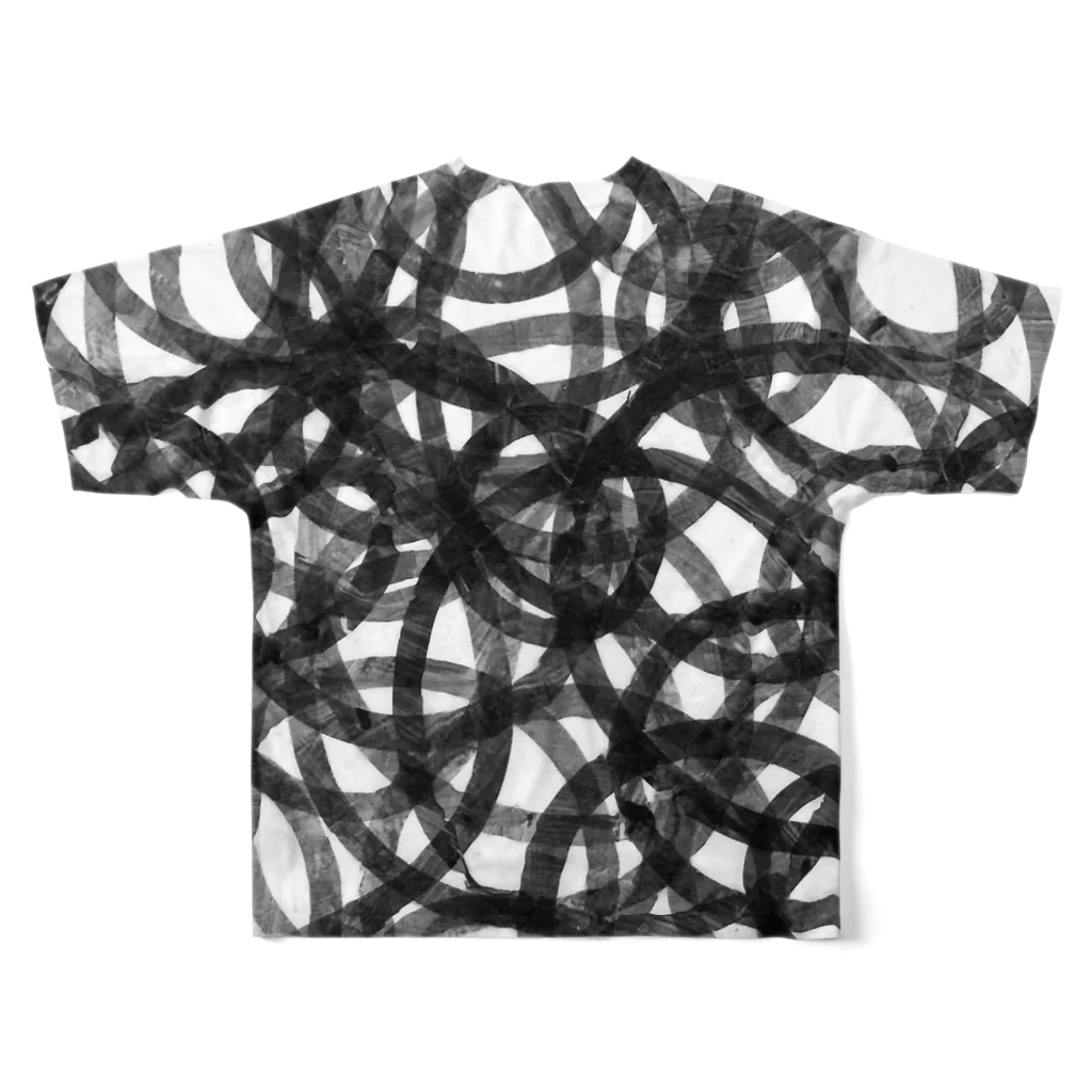 omuramの雑交モノ（両面） フルグラフィックTシャツの背面