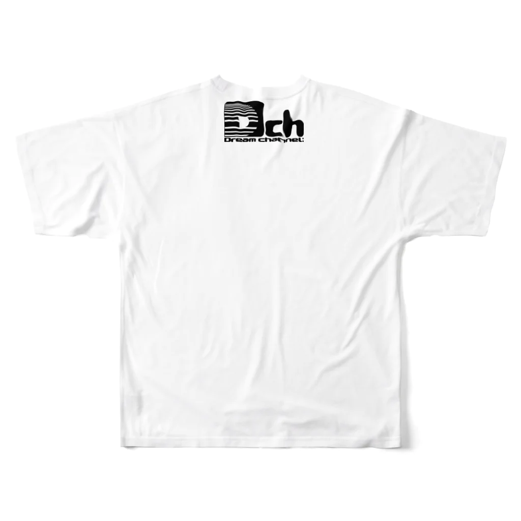 ドリチャンのゾンビ　Dream Channel: All-Over Print T-Shirt :back