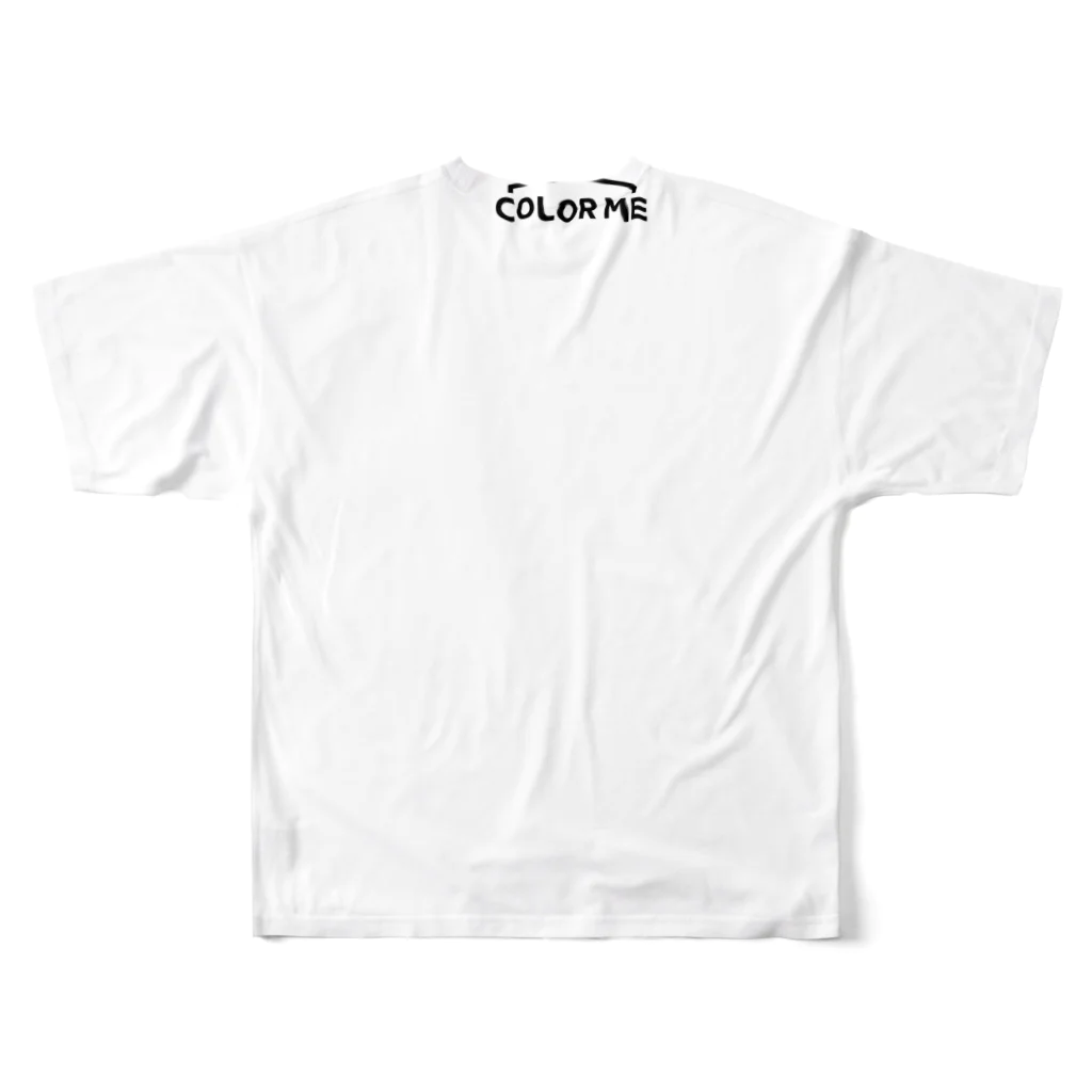 pepabo_colormeのデカロゴ フルグラフィックTシャツの背面