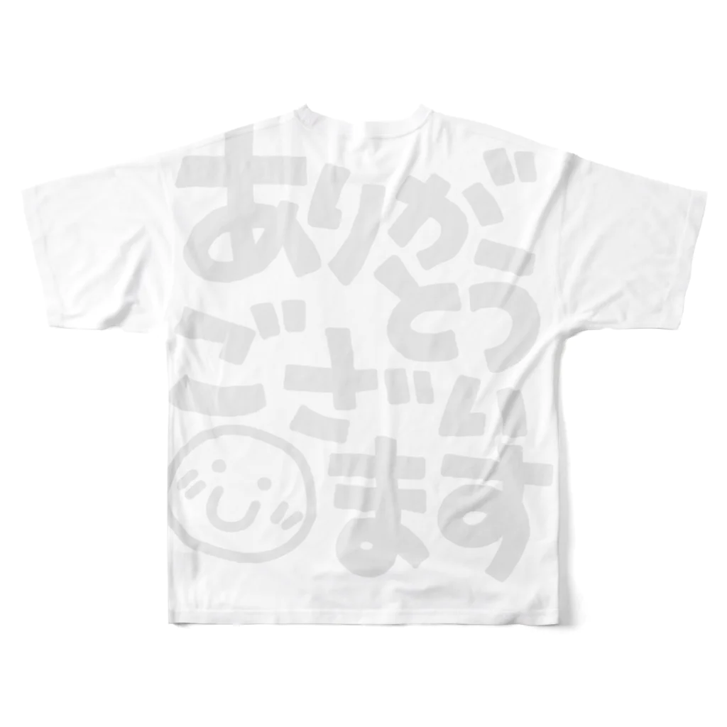 takopon_LINEのありがとうございます フルグラフィックTシャツの背面