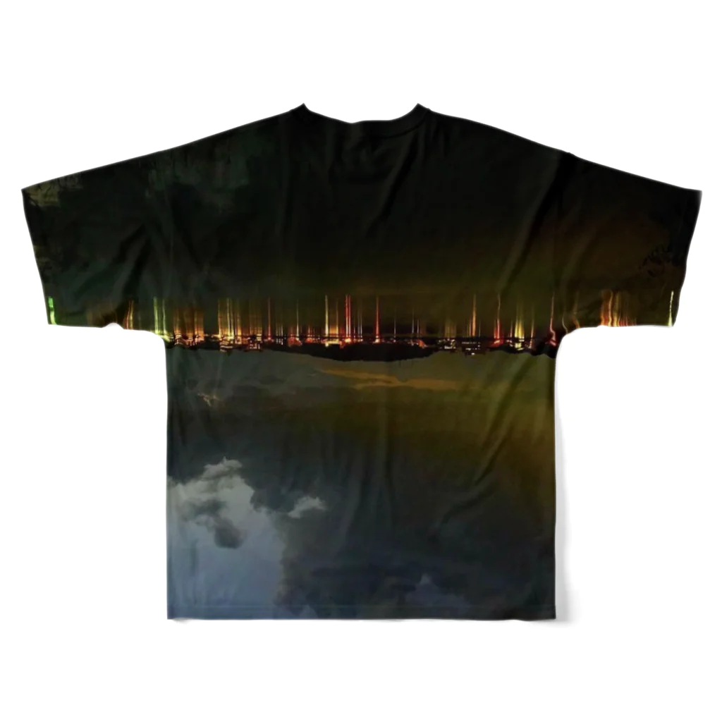 utsutsuの溺れTシャツ All-Over Print T-Shirt :back