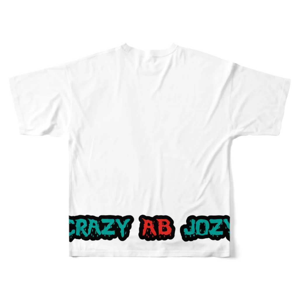 CRAZY AB JOZYのmake them believe All-Over Print T-Shirt :back