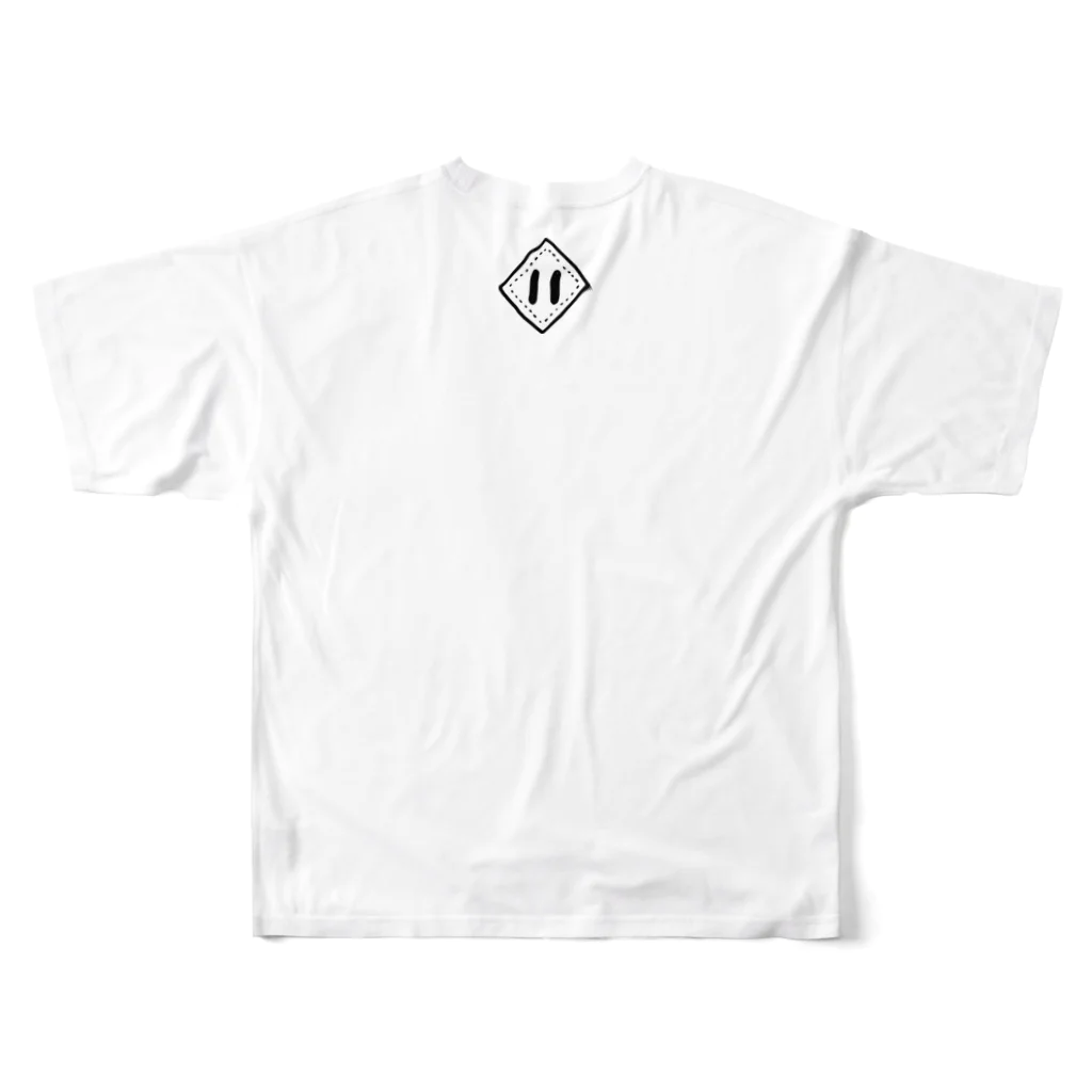 Mountain Limp BuckのBasic Logo フルグラフィックTシャツの背面