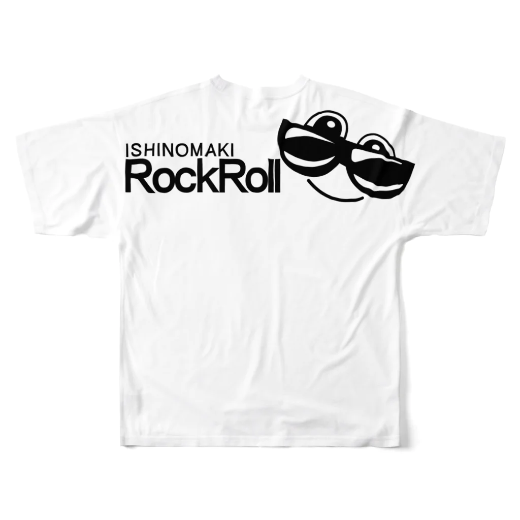 ABstoreのRockRoll-Ishinomaki All-Over Print T-Shirt :back