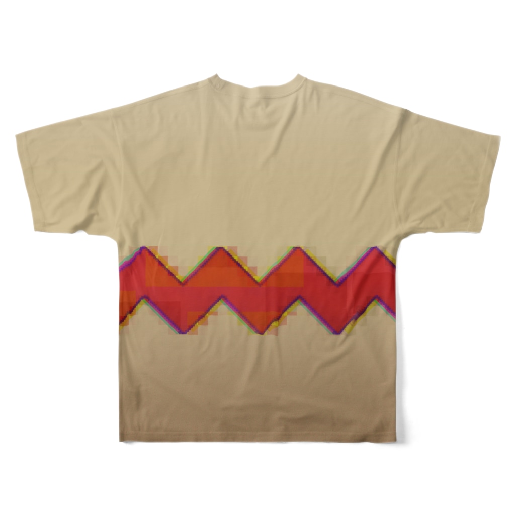 超水道のghostpia 小夜子なりきり（5000円バージョン） All-Over Print T-Shirt :back