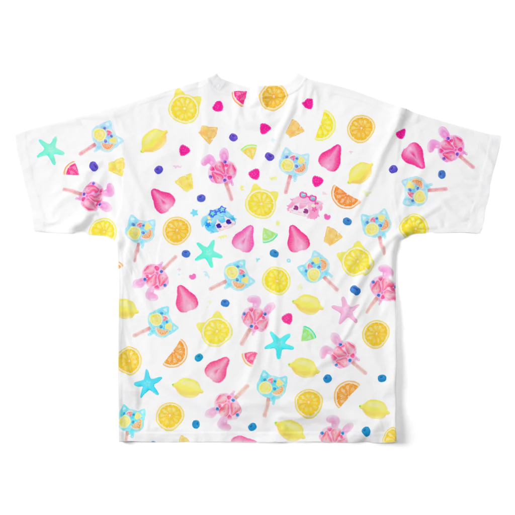 ちょろり♡のfresh summer party! フルグラフィックTシャツの背面