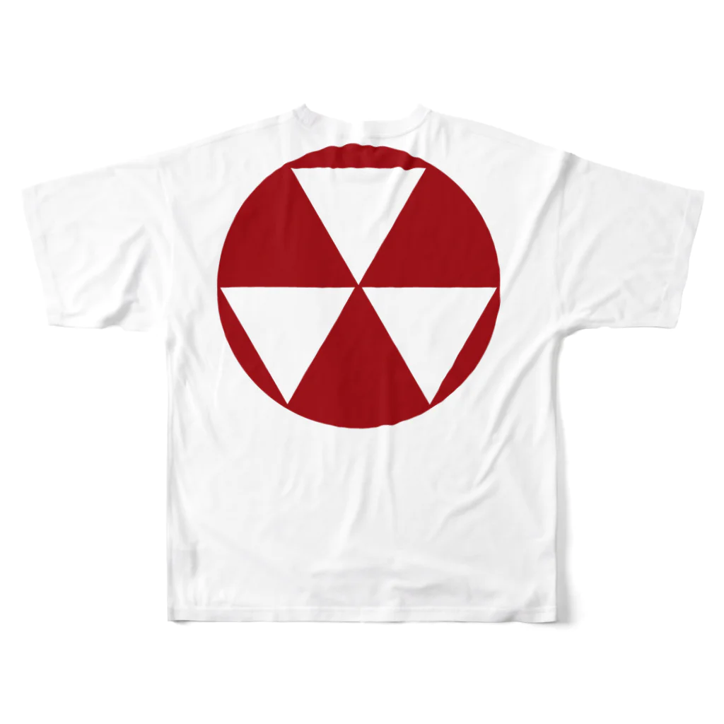 AURA_HYSTERICAのFallout_Shelter フルグラフィックTシャツの背面