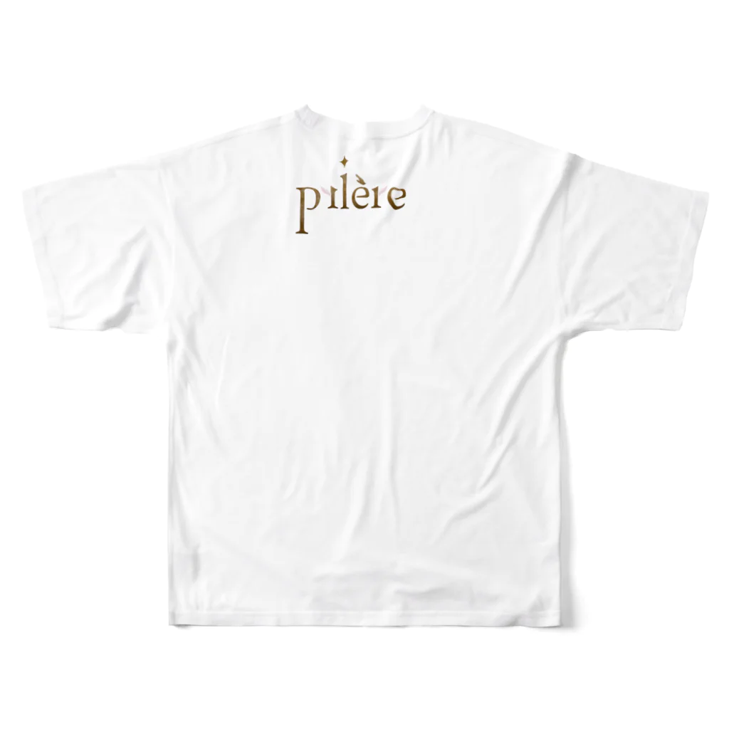  prièreの愛をあなたに フルグラフィックTシャツの背面