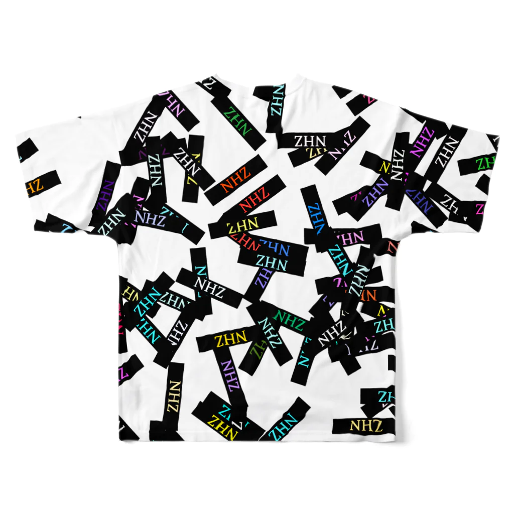 FAMIlIAのFAMIlIA 『NHZ』モノグラムTシャツ All-Over Print T-Shirt :back
