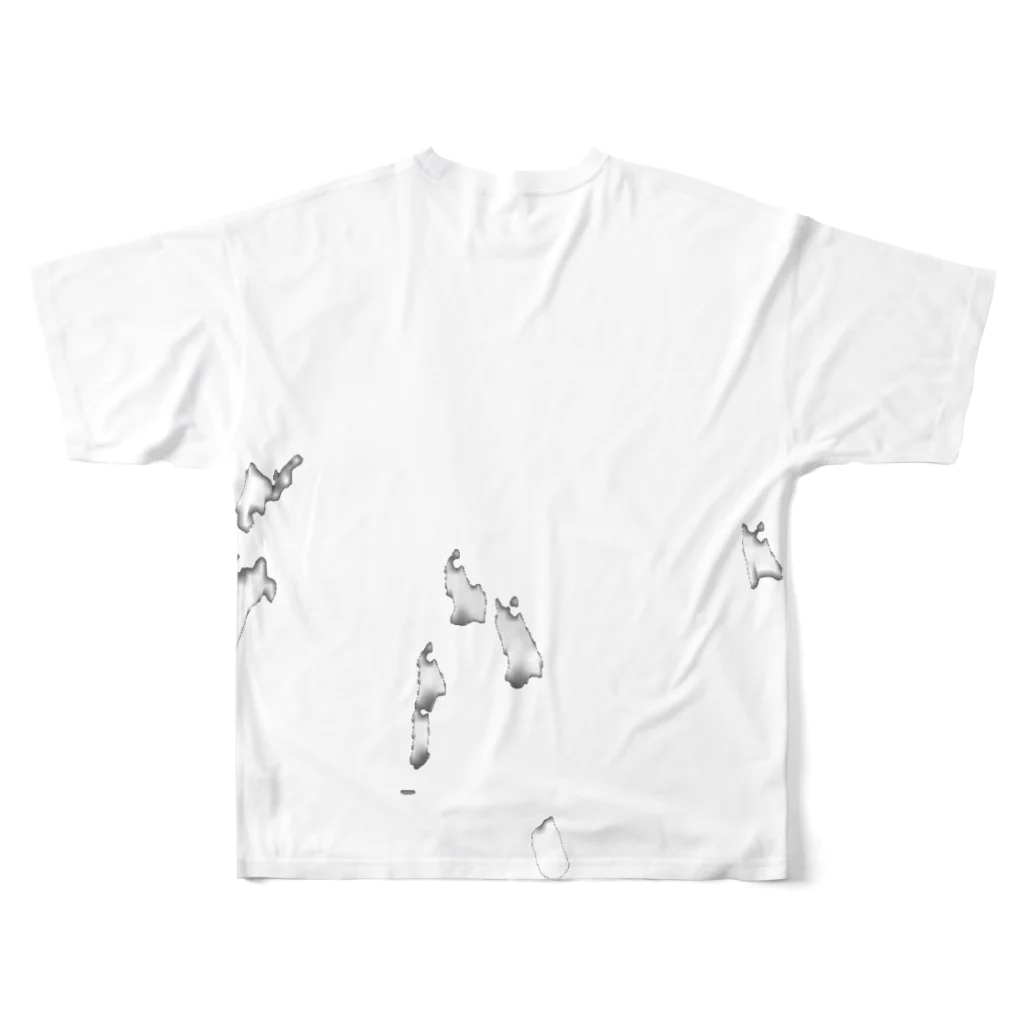 誰徒のやまもたべる All-Over Print T-Shirt :back