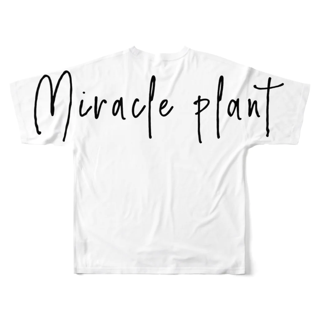 420GNJの420 Miracle plant  フルグラフィックTシャツの背面