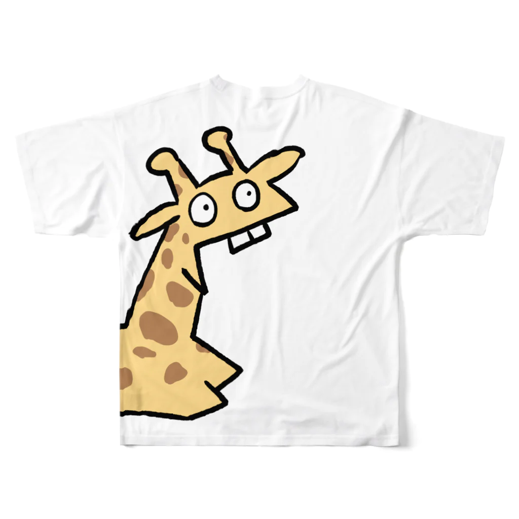 Astro(ムット)のアゴンのフルグラフィックTシャツ All-Over Print T-Shirt :back
