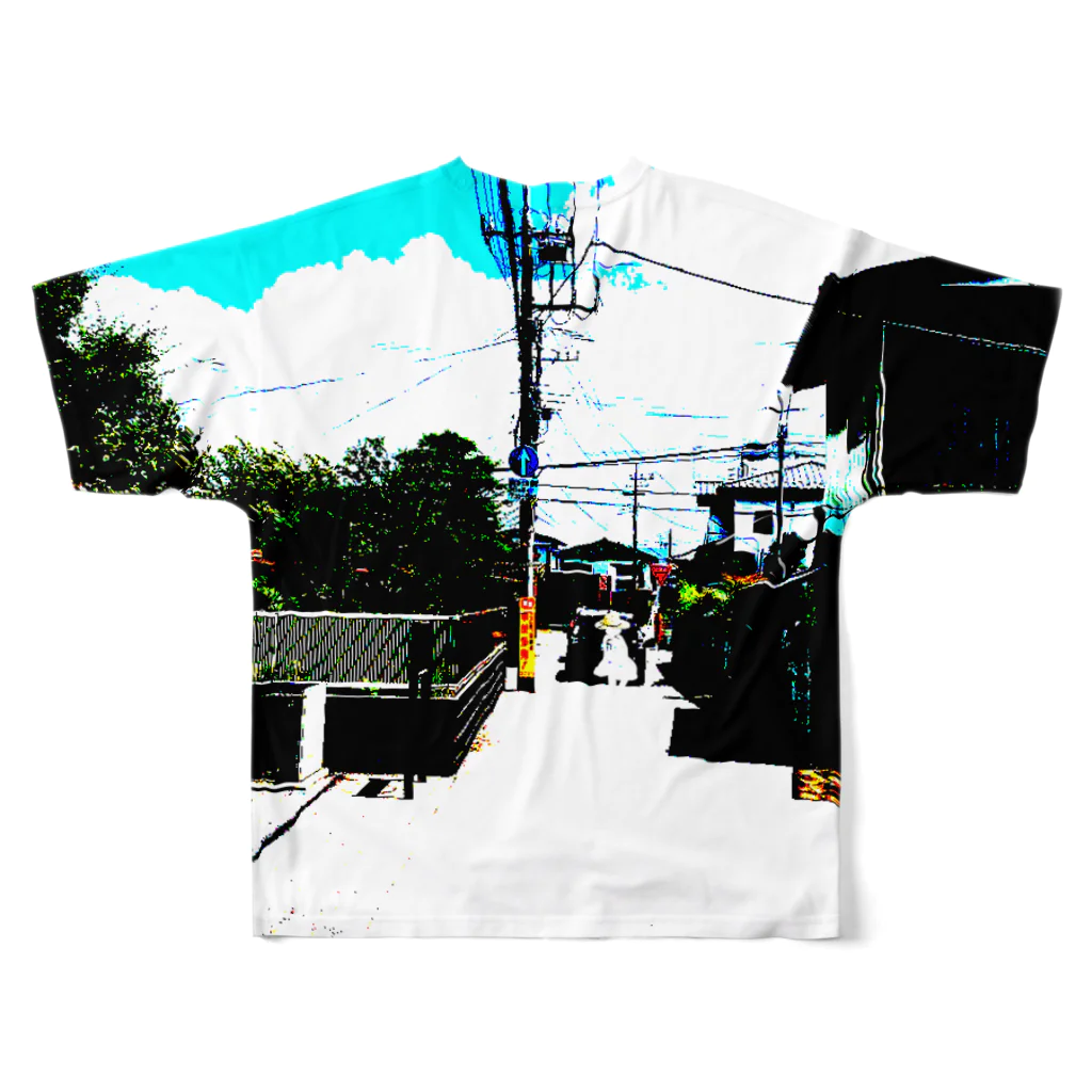 売店の非夏粛 All-Over Print T-Shirt :back