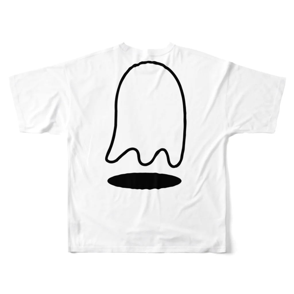 MymmyのOBAKE BEHIND YOU フルグラフィックTシャツの背面