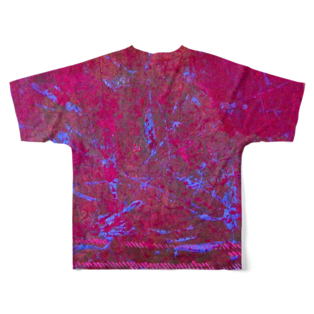 omuramのアブストラクト（両面） All-Over Print T-Shirt :back