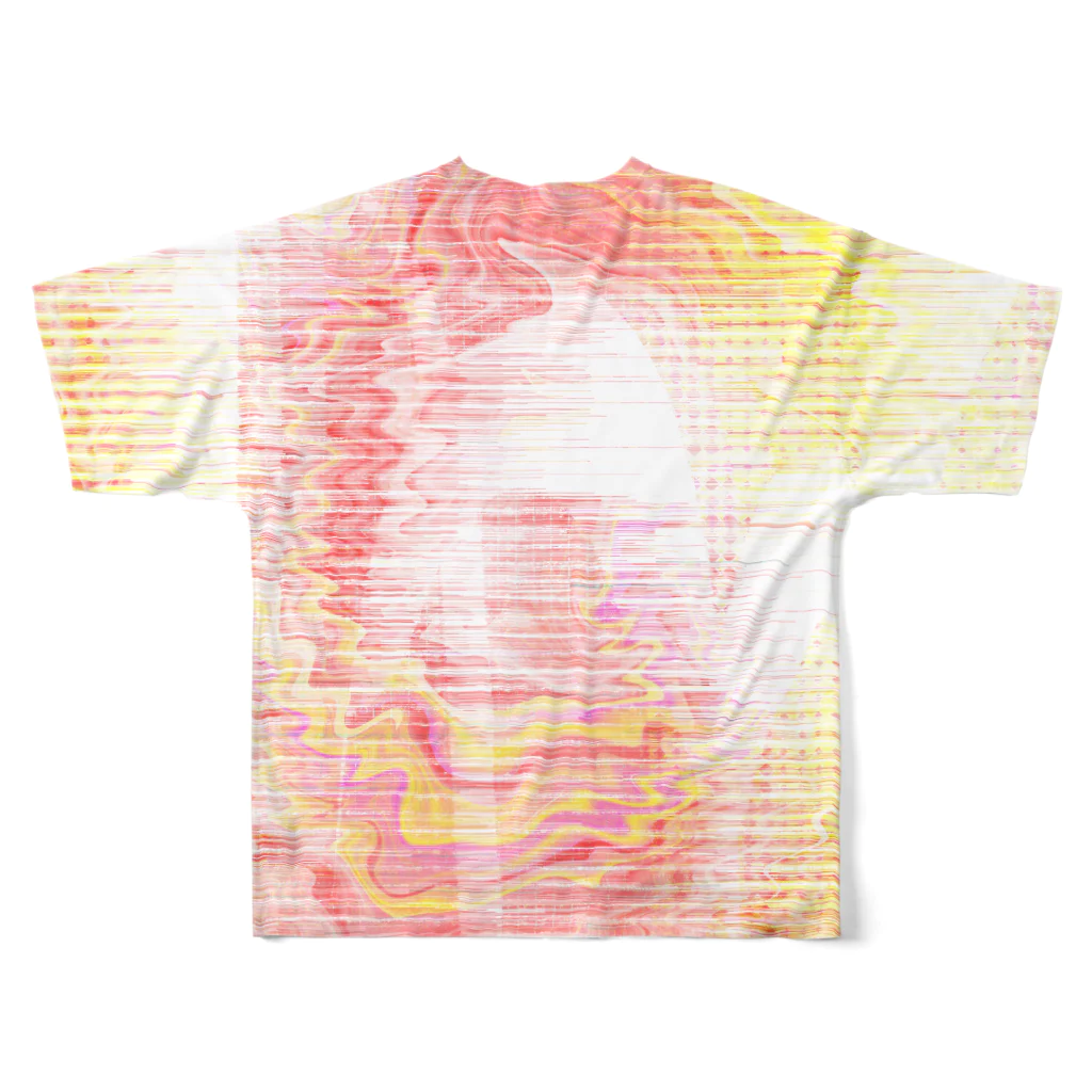 水草のyurameki フルグラフィックTシャツの背面