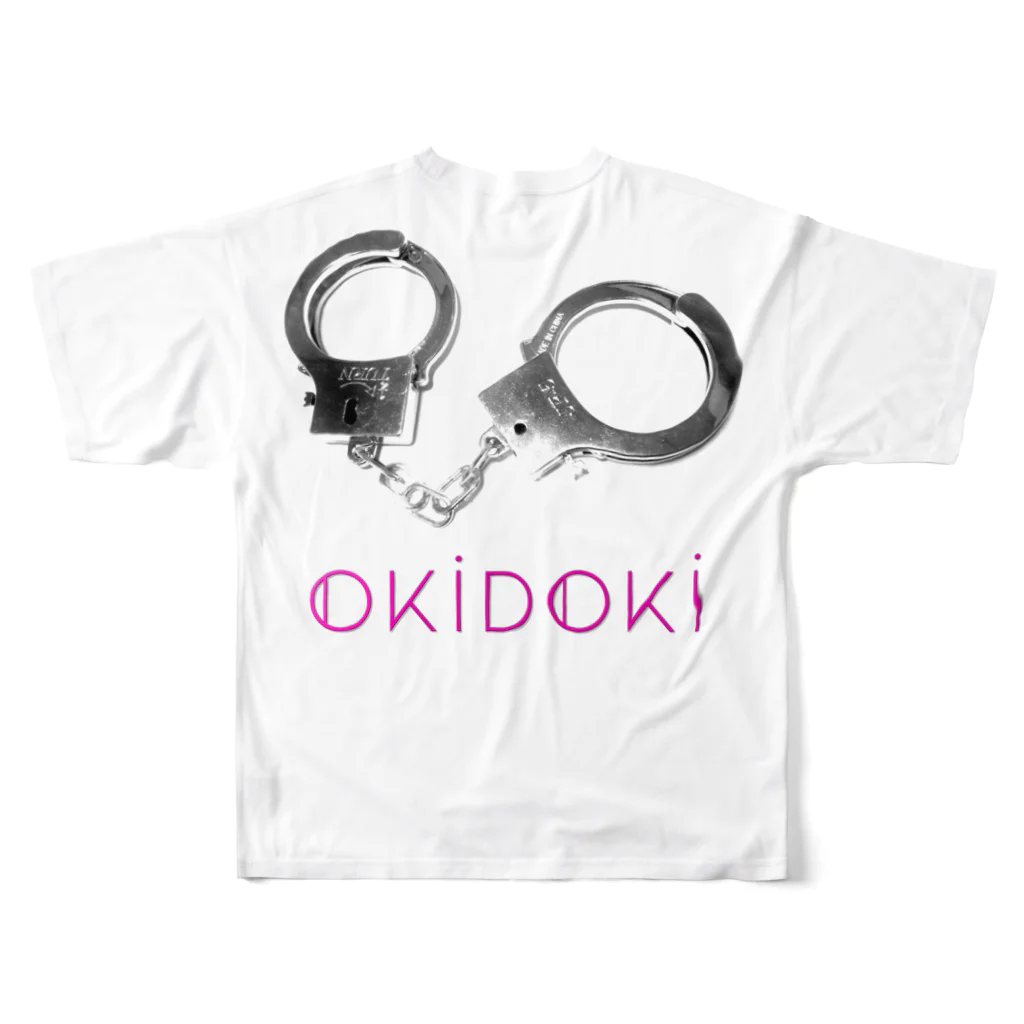 OKiDOKiの束縛・監禁デザイン All-Over Print T-Shirt :back