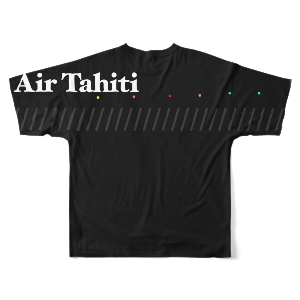 viofranme.のAir Tahiti Color フルグラフィックTシャツの背面