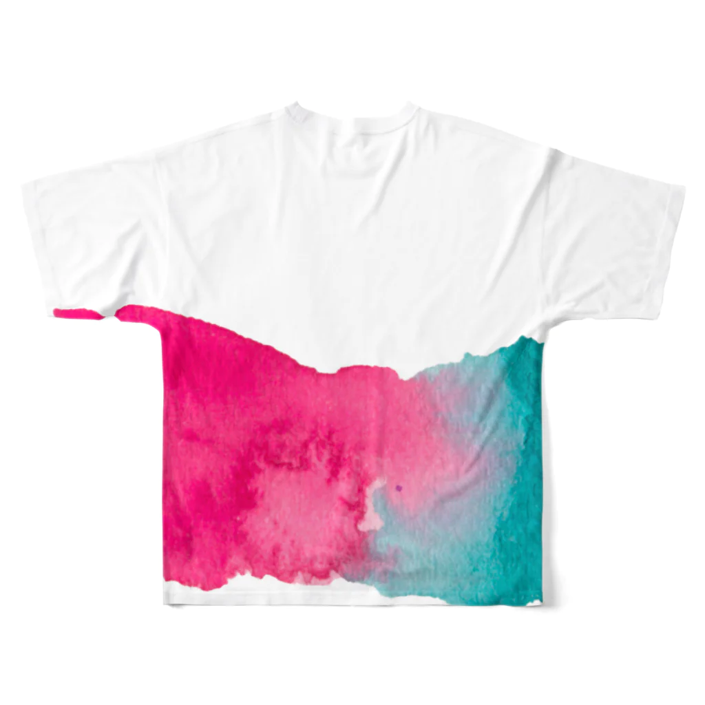 sasai saitillの『pim』　-トウカ All-Over Print T-Shirt :back