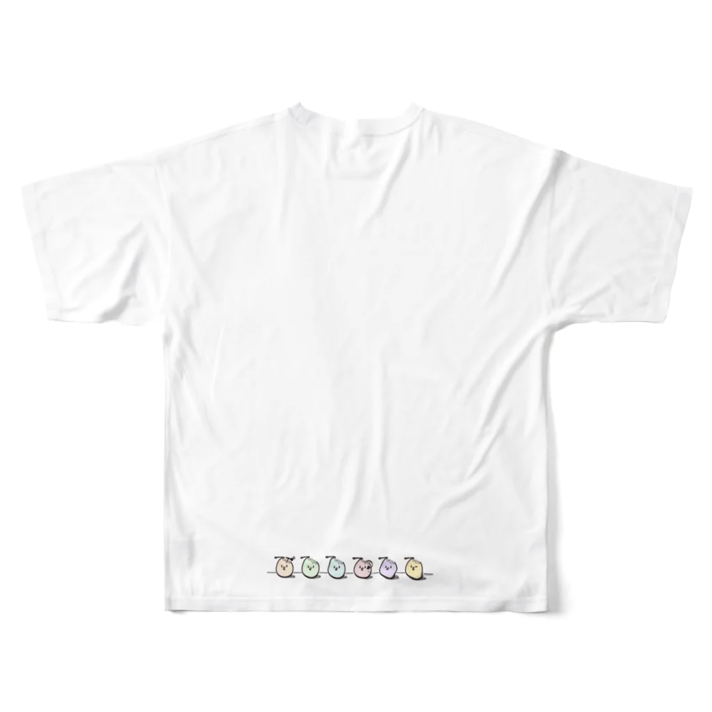 手塚りょうこのフルグラ手塚T All-Over Print T-Shirt :back