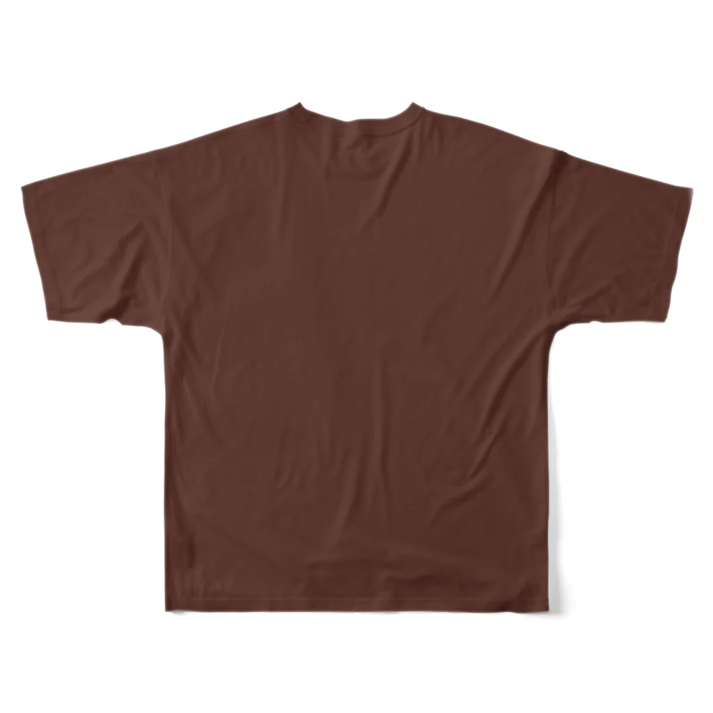 ダブルハピネスのグラスハピネス All-Over Print T-Shirt :back