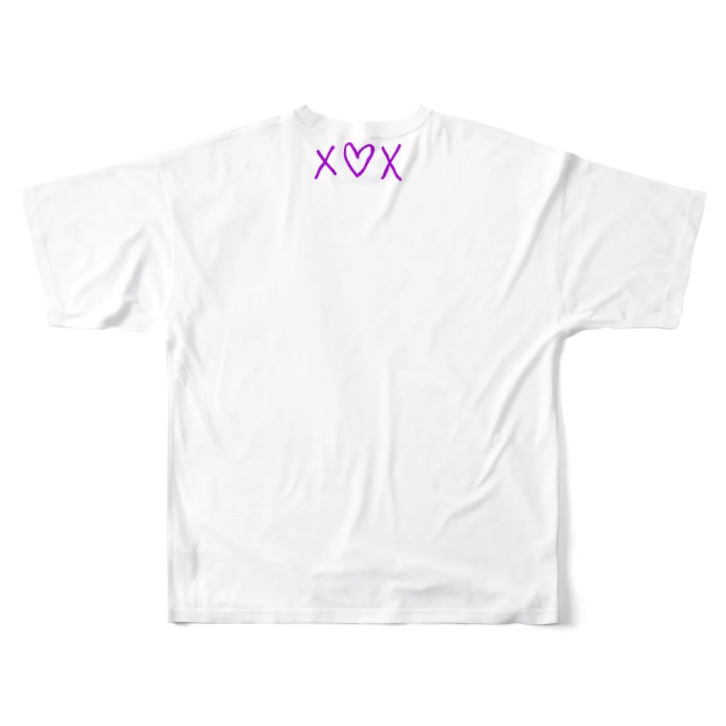 K00896727のX♡X フルグラフィックTシャツの背面