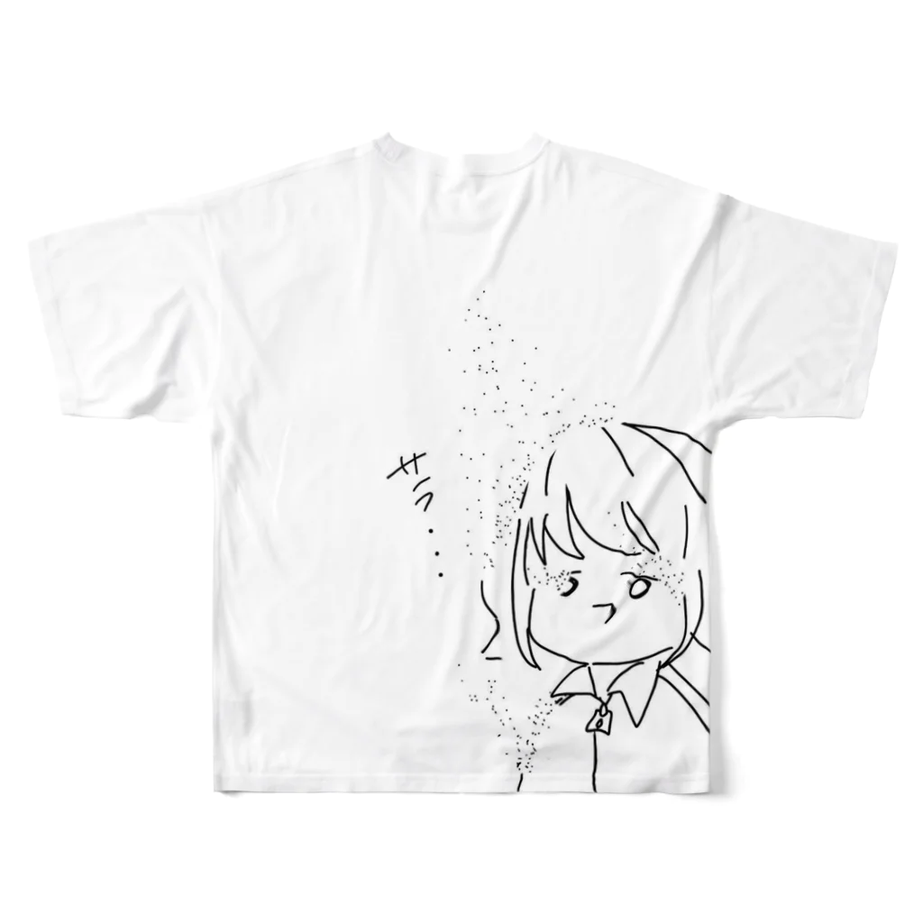 星空 窓花の星空窓花ミニ All-Over Print T-Shirt :back