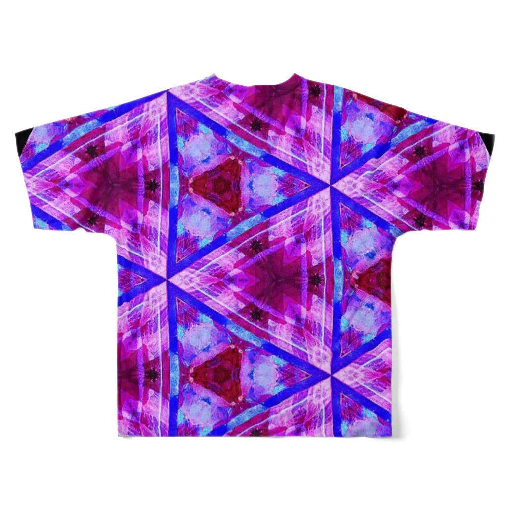 Komichiの万華鏡 All-Over Print T-Shirt :back