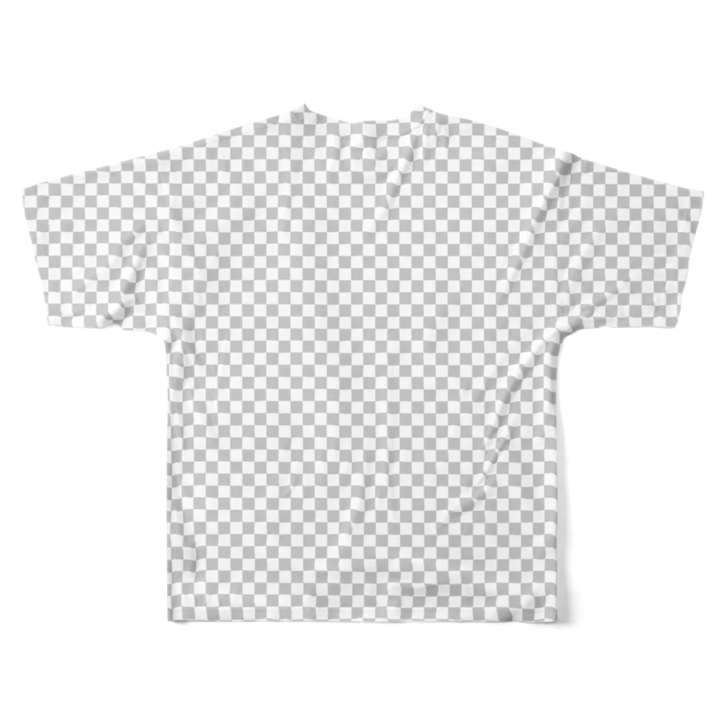 過激な肉塊ちゃん🐰🎀のわかる人にはわかる透明Tシャツ All-Over Print T-Shirt :back
