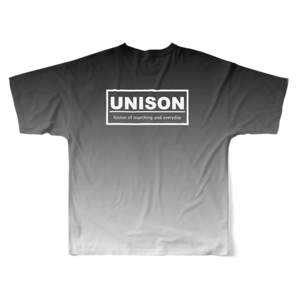 UNISONのUNISON Practice TYPE/W フルグラフィックTシャツの背面
