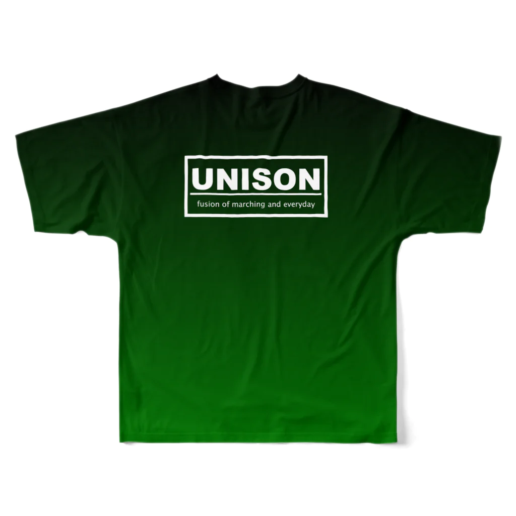 UNISONのUNISON Practice TYPE/G フルグラフィックTシャツの背面