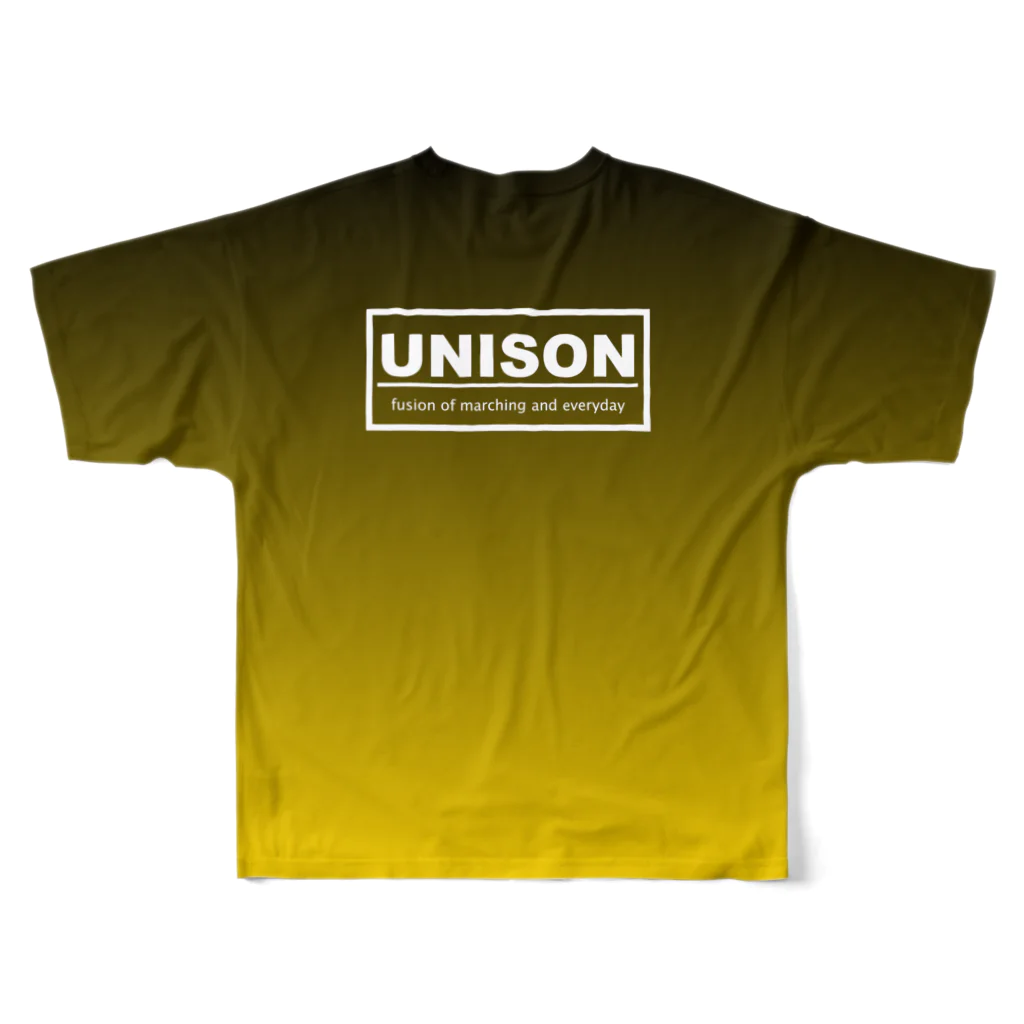 UNISONのUNISON Practice TYPE/Y フルグラフィックTシャツの背面