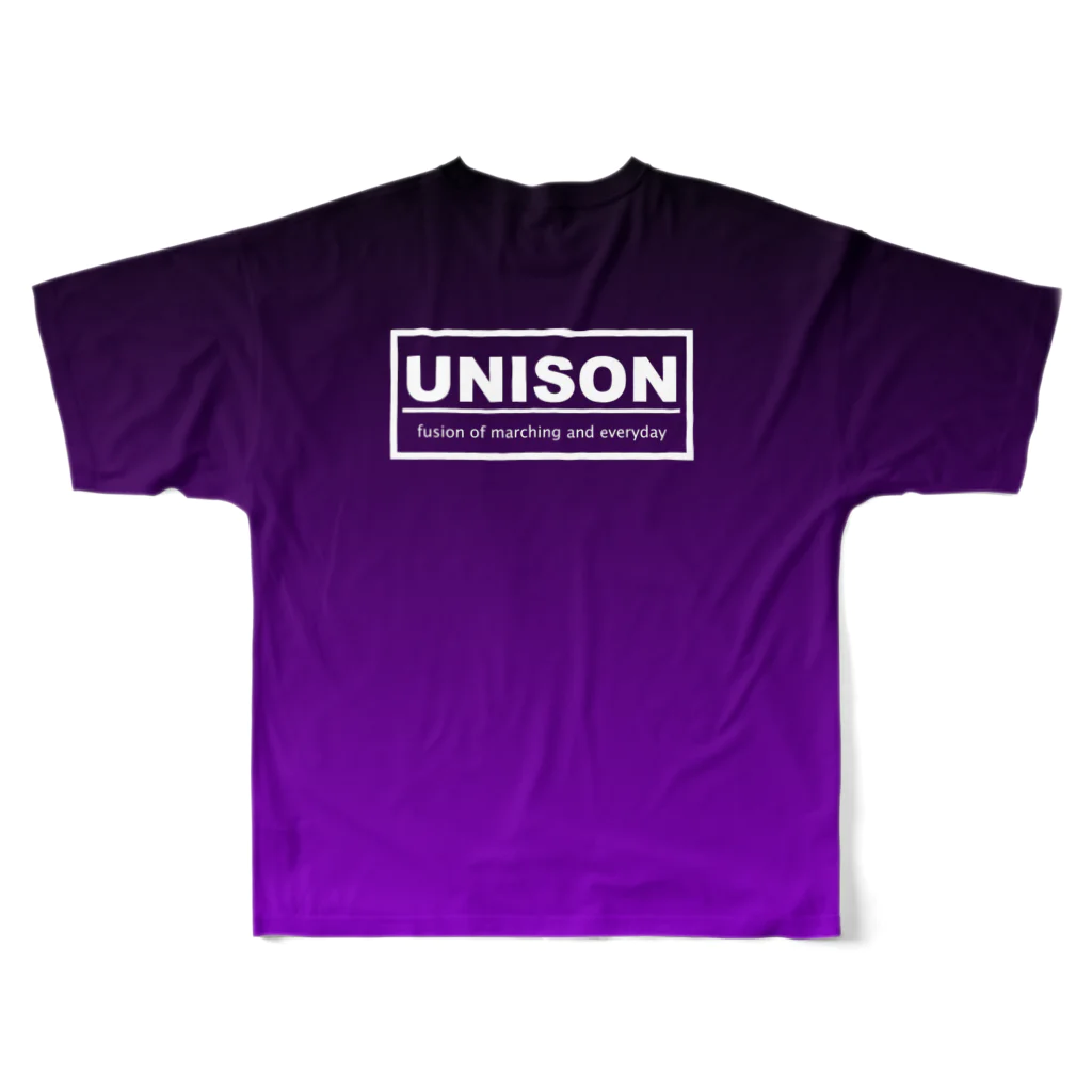 UNISONのUNISON Practice TYPE/V フルグラフィックTシャツの背面